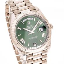 Thumbnail von Rolex Day-Date 40 Whitegold Green – 228239 – like NEW – 12/2021 Full Set