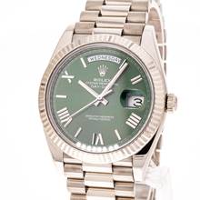 Thumbnail von Rolex Day-Date 40 Whitegold Green – 228239 – like NEW – 12/2021 Full Set
