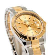 Thumbnail von Rolex Datejust 41 Champagne Oyster – 126333 – like NEW – 07/2023 Full Set