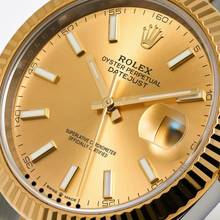 Thumbnail von Rolex Datejust 41 Champagne Oyster – 126333 – like NEW – 07/2023 Full Set