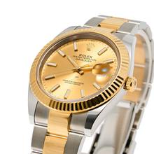 Thumbnail von Rolex Datejust 41 Champagne Oyster – 126333 – like NEW – 07/2023 Full Set