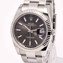 Thumbnail von Rolex Datejust 41 Rhodium Oyster – 126334 – wie NEU – 02/2022 Komplettset