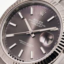 Thumbnail von Rolex Datejust 41 Rhodium Oyster – 126334 – wie NEU – 02/2022 Komplettset