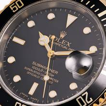 Thumbnail von Rolex Submariner Date 40 Stahl/Gold Schwarz – 16613 – wie NEU – 05/2006 Komplettset