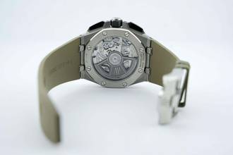 Thumbnail von Audemars Piguet Royal Oak Offshore Chronograph 43MM - Taupe Zifferblatt - Zusätzlicher Riemen - 26420SO.OO.A600CA.01 2023