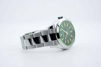 Thumbnail von Rolex Milgauss Schwarzes Zifferblatt - Grüner Saphirglas - 116400GV 2008
