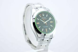 Thumbnail von Rolex Milgauss Schwarzes Zifferblatt - Grüner Saphirglas - 116400GV 2008