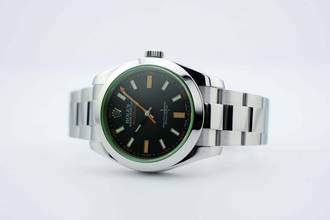 Thumbnail von Rolex Milgauss Schwarzes Zifferblatt - Grüner Saphirglas - 116400GV 2008