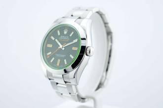 Thumbnail von Rolex Milgauss Schwarzes Zifferblatt - Grüner Saphirglas - 116400GV 2008