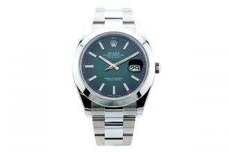 Thumbnail von Rolex Datejust 41 Green Ombre Zifferblatt - Neues Modell - Oyster-Armband - Ungetragen - 126300 2026