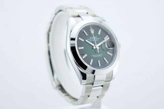 Thumbnail von Rolex Datejust 41 Green Ombre Zifferblatt - Neues Modell - Oyster-Armband - Ungetragen - 126300 2026