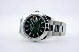 Thumbnail von Rolex Datejust 41 Green Ombre Zifferblatt - Neues Modell - Oyster-Armband - Ungetragen - 126300 2026