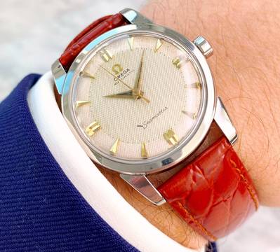 Omega Seamaster Vintage Serviced Automatic Honeycomb Dial 2848