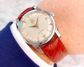 Thumbnail von Omega Seamaster Vintage, gewartet, Automatik, Waben-Zifferblatt, 2848