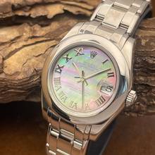Thumbnail von Rolex Lady-Datejust Pearlmaster Pearlmaster 34 Weißgold - Perlmutt - FULLSET 2001 - Ref. 81209