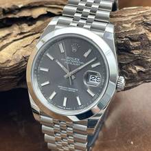 Thumbnail von Rolex Datejust 41 Oyster Perpetual Datejust 41 Grau - FULLSET 2024 LC100 - Ref. 126300