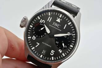 Thumbnail von IWC Große Fliegeruhr Big Pilot 7 days Right Hander Limited IW501012