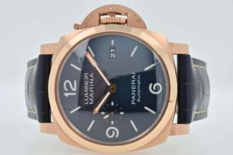 Thumbnail von Panerai Luminor Marina 18k Rose Gold PAM01112 PAM 1112 Mavi Kadran