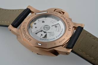 Thumbnail von Panerai Luminor Marina 18k Rose Gold PAM01112 PAM 1112 Mavi Kadran
