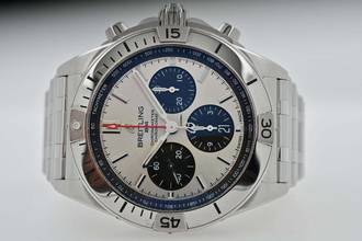 Thumbnail von Breitling Chronomat 42 B01 AB0134101G1A1 Silberes Zifferblatt