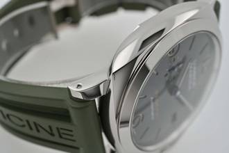 Thumbnail von Panerai Luminor Marina PAM01116 PAM 1116 70 Jahre Limited Edition 950er Platin Grünes Zifferblatt