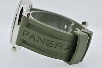 Thumbnail von Panerai Luminor Marina PAM01116 PAM 1116 70 Jahre Limited Edition 950er Platin Grünes Zifferblatt