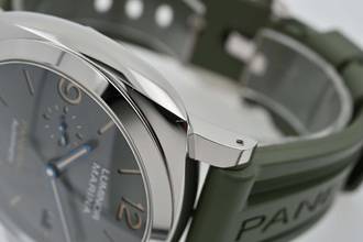 Thumbnail von Panerai Luminor Marina PAM01116 PAM 1116 70 Jahre Limited Edition 950er Platin Grünes Zifferblatt