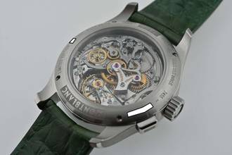 Thumbnail von Montblanc 1858 Monopusher Chronograph Limitierte Edition 100 Stück 117834 Grünes Zifferblatt