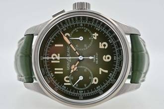 Thumbnail von Montblanc 1858 Monopusher Chronograph Limitierte Edition 100 Stück 117834 Grünes Zifferblatt