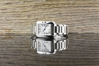 Thumbnail von Cartier Tank Anglaise 3485 Kuvars Çelik Kadın Saat