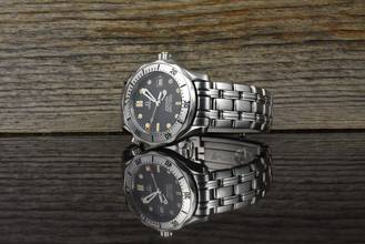Thumbnail von Omega Seamaster Diver 300 M Professional 300M Orta Boy Kuvars 36MM Güzel Vintage - Tritium