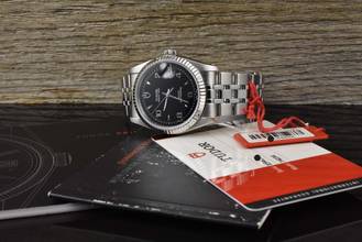 Thumbnail von Tudor Prince Date 74034 Schwarzes Zifferblatt Automatik - 2016