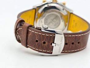 Thumbnail von Breitling Chronomat Çelik altın mavi kadran katlanır toka B+P