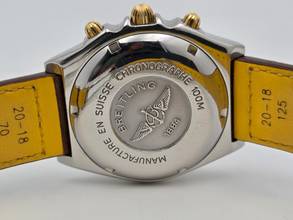 Thumbnail von Breitling Chronomat Çelik altın mavi kadran katlanır toka B+P