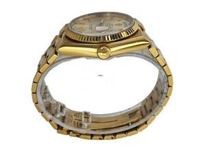 Thumbnail von Rolex Day-Date Oysterquartz Almanak - nadir gümüş kadran, Almanca hafta günü