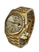 Thumbnail von Rolex Day-Date Oysterquartz Almanak - nadir gümüş kadran, Almanca hafta günü