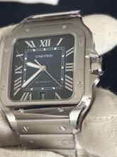 Thumbnail von Cartier Santos WSSA0071 Santos De Cartier Blue Dial - Mai 2026 Neu B + P Full Set Large Model NEW-Available!!