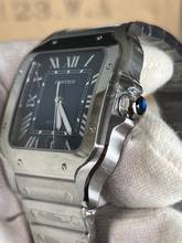 Thumbnail von Cartier Santos WSSA0071 Santos De Cartier Blue Dial - Mai 2026 Neu B + P Full Set Large Model NEW-Available!!