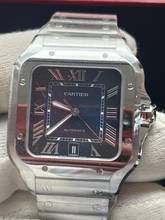 Thumbnail von Cartier Santos WSSA0071 Santos De Cartier Blue Dial - Mai 2026 Neu B + P Full Set Large Model NEW-Available!!