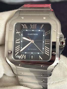  Cartier Santos WSSA0071 Santos De Cartier Blue Dial - Mai 2026 Neu B + P Full Set Large Model NEW-Available!! 