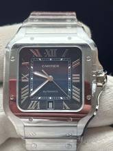Thumbnail von Cartier Santos WSSA0071 Santos De Cartier Blue Dial - Mai 2026 Neu B + P Full Set Large Model NEW-Available!!