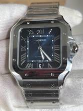 Thumbnail von Cartier Santos WSSA0071 Santos De Cartier Blue Dial - Mai 2026 Neu B + P Full Set Large Model NEW-Available!!