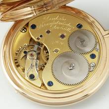 Thumbnail von A. Lange & Söhne Gr. Schwer Louis XV Savonette Cep Saati 14k Altın 1918. Orijinal Kılıf ve Belgeler Mükemmel Durum