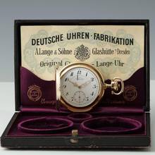 Thumbnail von A. Lange & Söhne Gr. Schwer Louis XV Savonette Cep Saati 14k Altın 1918. Orijinal Kılıf ve Belgeler Mükemmel Durum