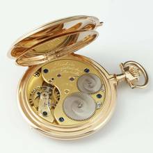 Thumbnail von A. Lange & Söhne Gr. Schwer Louis XV Savonette Cep Saati 14k Altın 1918. Orijinal Kılıf ve Belgeler Mükemmel Durum