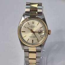 Thumbnail von Rolex Datejust 36 36mm Vintage Pie Pan Dial Altın ve Çelik Otomatik Tam