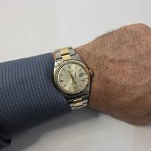 Thumbnail von Rolex Datejust 36 36mm Vintage Pie Pan Dial Altın ve Çelik Otomatik Tam