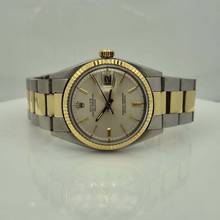 Thumbnail von Rolex Datejust 36 36mm Vintage Pie Pan Dial Altın ve Çelik Otomatik Tam
