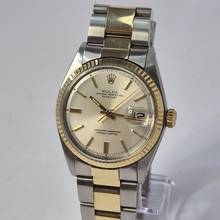 Thumbnail von Rolex Datejust 36 36mm Vintage Pie Pan Dial Altın ve Çelik Otomatik Tam