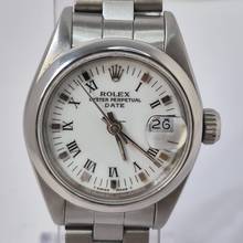 Thumbnail von Rolex Oyster Perpetual Lady Date Lady-Datejust 26mm Vollstahl Automatik Komplett